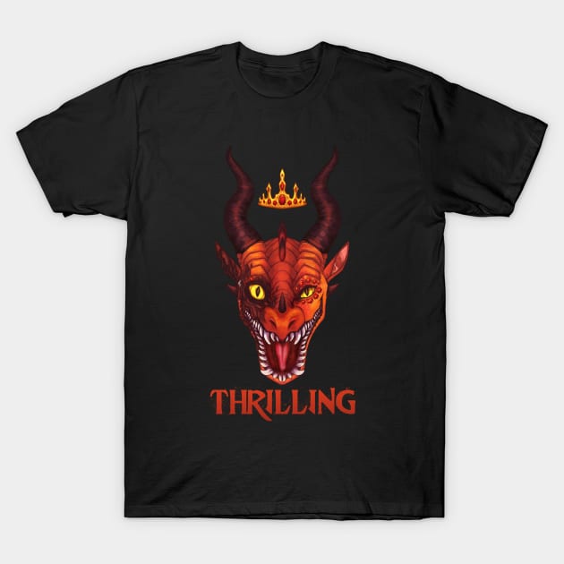 Wings of Fire - Queen Scarlet: Thrilling T-Shirt by Biohazardia